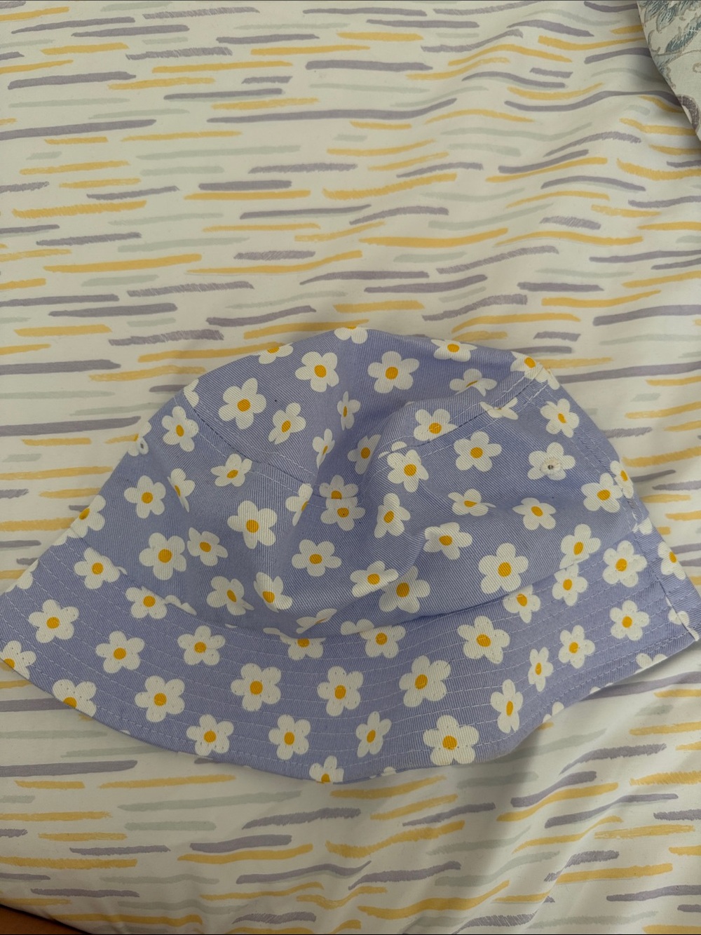 Kids Purple Daisy Bucket Hat - Floral Sun Hat
